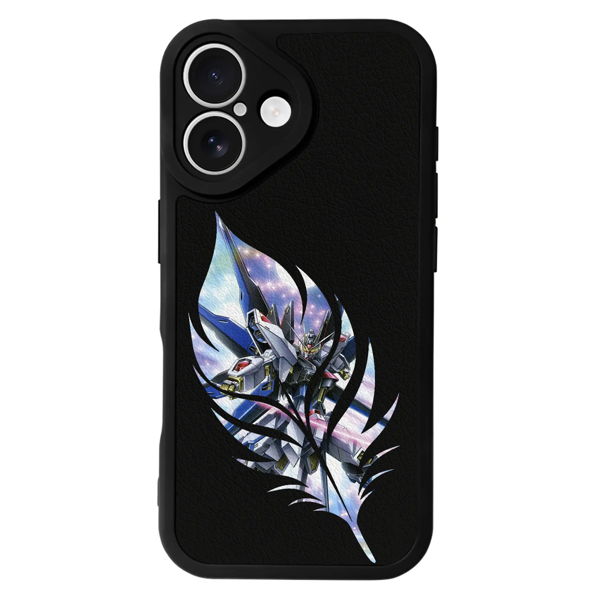 ガンダム グッズ,νガンダム - IPhone 16シリーズ対応 ・ シリコンスマホケース ・ レザー調 ・ 高精度フィット ・ 耐衝撃 ・ ワイヤレス充電対応 ・ 精密カット